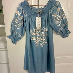 Brand new Zara off the shoulder dress